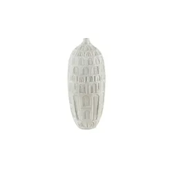 HOME STORY Deko Vase   ¦ weiß ¦ Polyresin (Kunstharz) ¦ Maße (cm): B: 20 H: 47