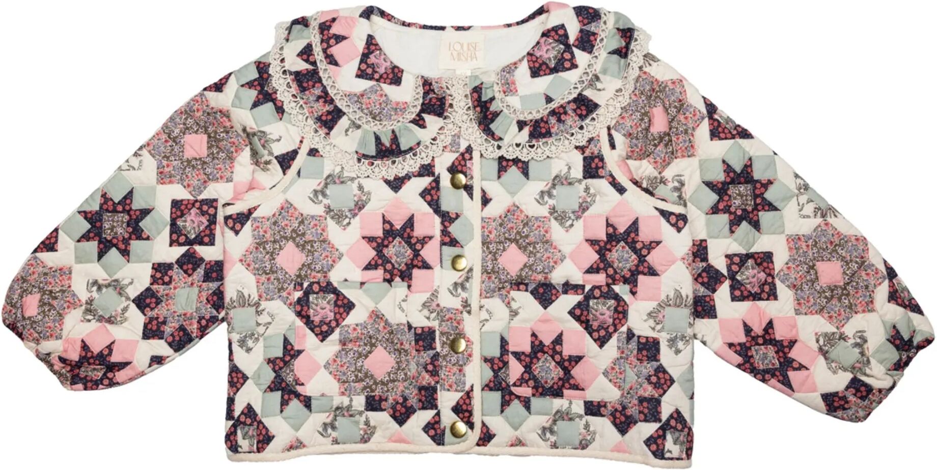 Louise Misha Veste Joulia Matelassée Rose 12 ans