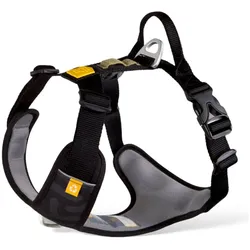 Woolly Wolf - Roam Harness Black Ripple - 46-56cm (Hund, Allgemein, Spazieren), Halsband + Leine