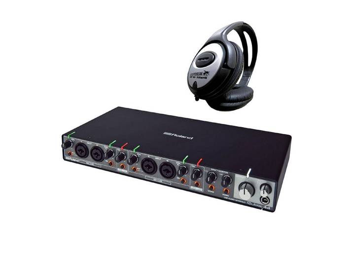 Roland Audio Roland Rubix44 USB Audio-Interface mit Kopfhörer Digitales Aufnahmegerät
