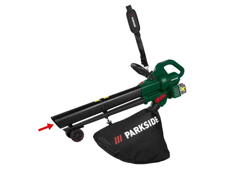 PARKSIDE® Aspirateur/souffleur de feuilles sans fil 40 V\, modèle « PALSB A1 »\, sans batterie – sans chargeur