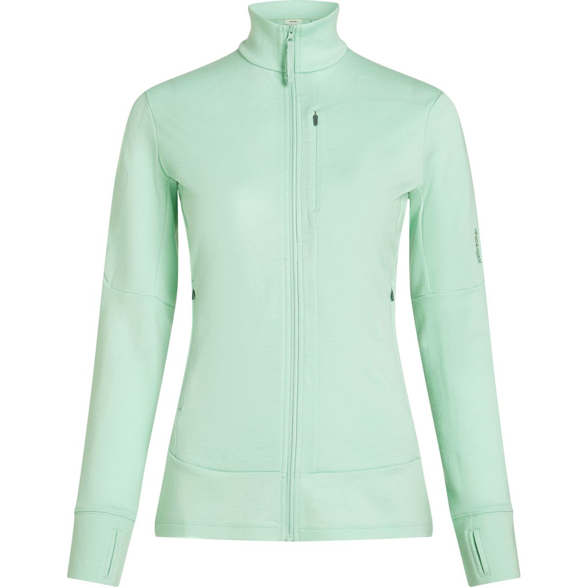 Icebreaker Women Merino 260 Quantum Long Sleeve Zip mint (0A2) S IBBA56XQ0A2-S