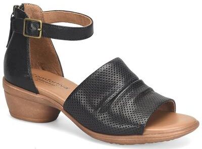 Comfortiva Newnan - Womens 7.5 Black Sandal Medium