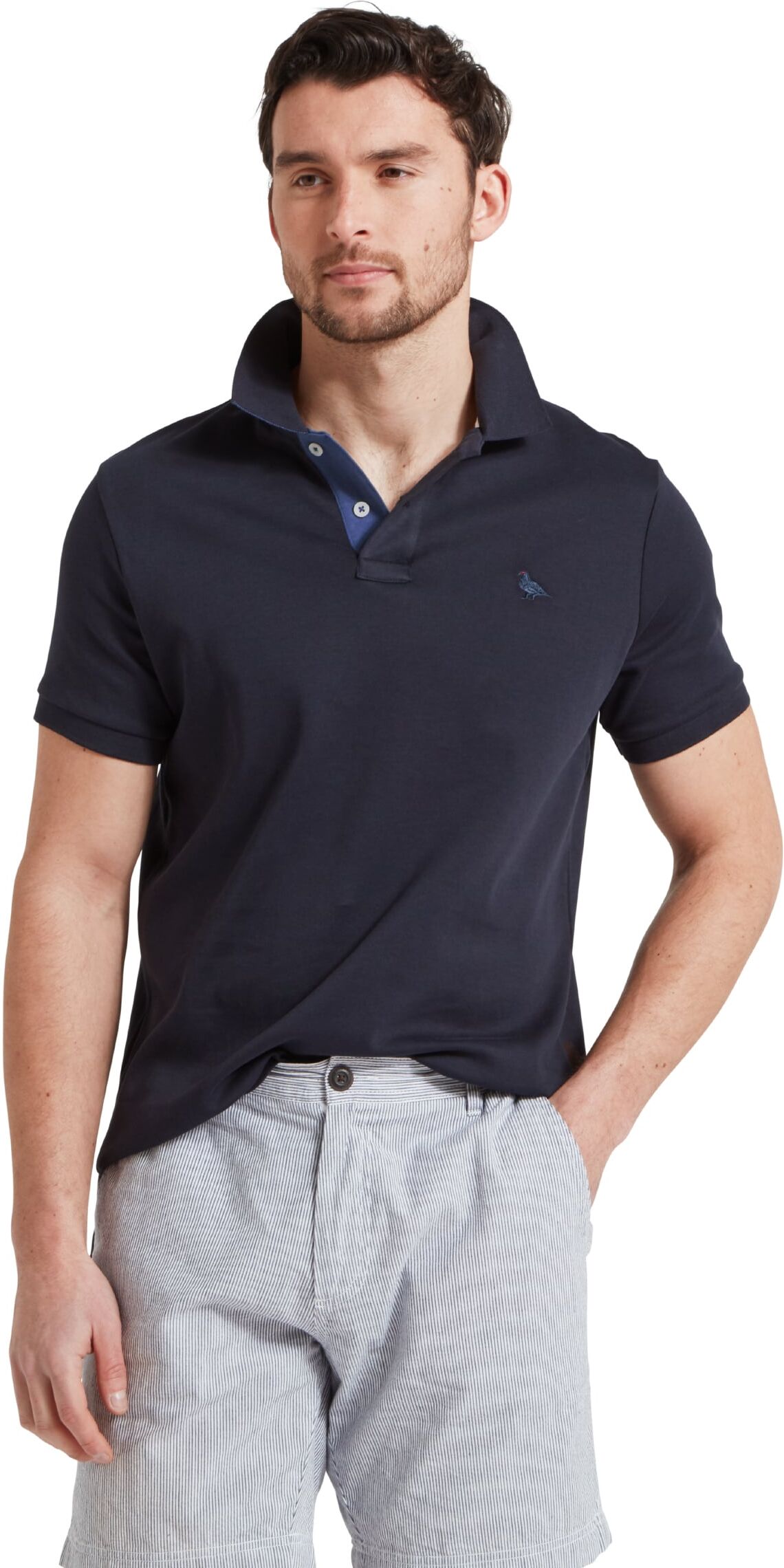 Schöffel Country St Ives Jersey Polo Shirt - Navy - Size S - Men