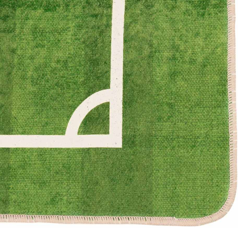 vidaXL Tapis enfant 160x230cm terrain de football lavable