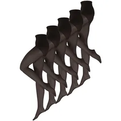 NUR DIE Damen Feinstrumpfhose Ohne Bund 20 DEN 5
