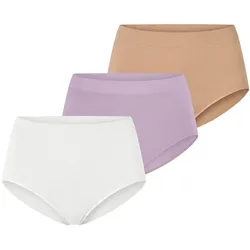 Schiesser Damen Slip Retro - Classic Seamless 3er Pack