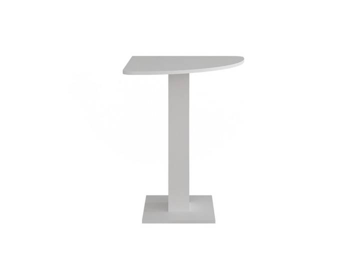 Vicco Esstisch Roman, Weiß, 60 x 60 cm, Holzwerkstoff, Formgebogen, 60x75x60 cm, Esszimmer, Esstische