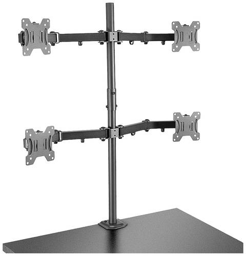 Lindy 40659 Flachbildschirm-Tischhalterung 71,1 cm (28) Schwarz Tisch/Bank Multimedia-Technik