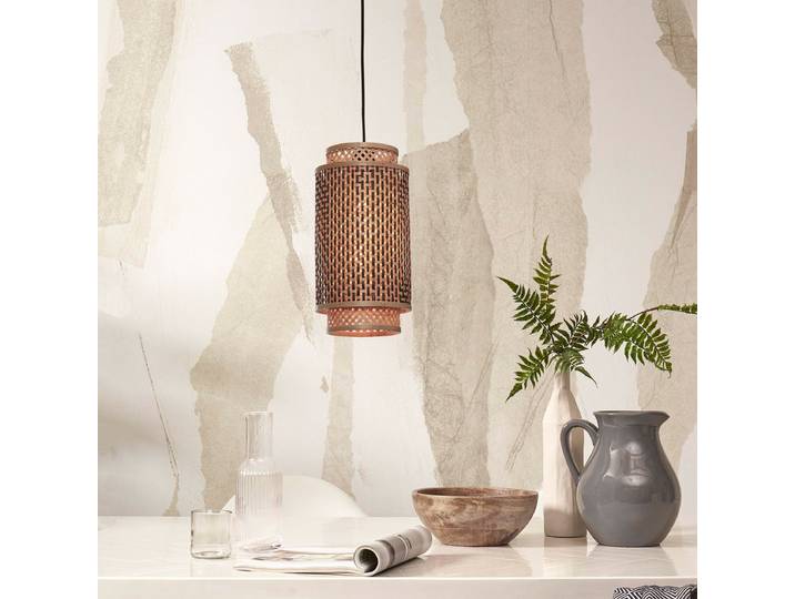 GOOD&MOJO Hanglamp Bhutan Bamboe, 35cm - Naturel