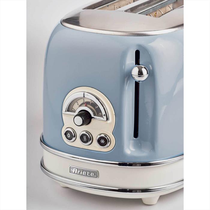 Ariete 155 Tostapane 2 Fette Con Pinze Vintage-celeste