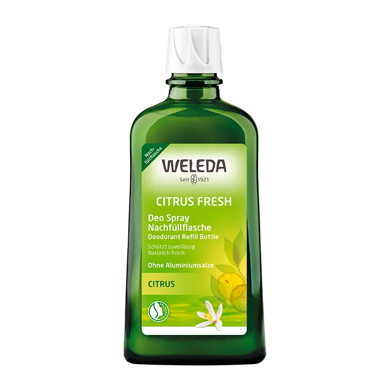 Weleda Citrus Fresh Deo Spray Nachfüllflasche, 200ml 00625400