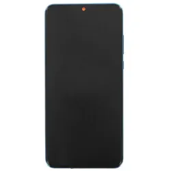 Huawei Display-Einheit + Rahmen + Akku P30 Lite peacock blue 02352RQA (Display, Huawei P30 Lite), Mobilgerät Ersatzteile, Blau