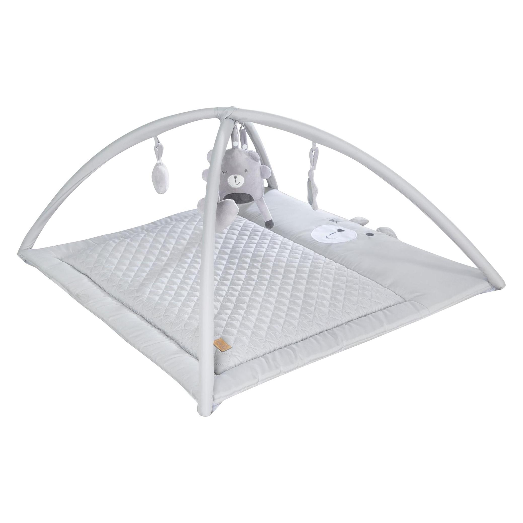 Roba Krabbeldecke mit Spielbogen Style grau (307076V230)