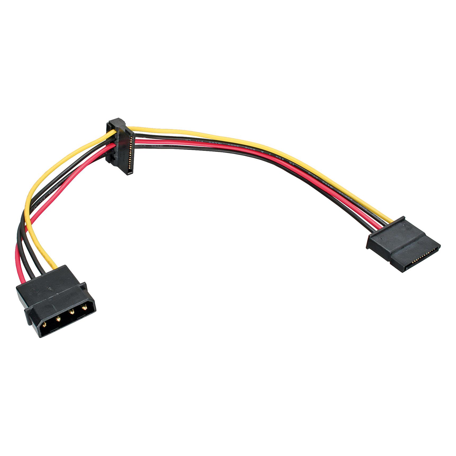 InLine Strom Kabel intern (30 cm, 15 pin S-ATA) (29672C)