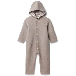 Tchibo - Baby-Walkoverall mit Wolle - Baby - Gr. 86/92 - weiß