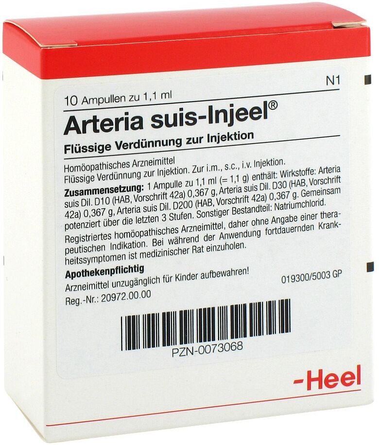 Arteria Suis Injeel Ampullen