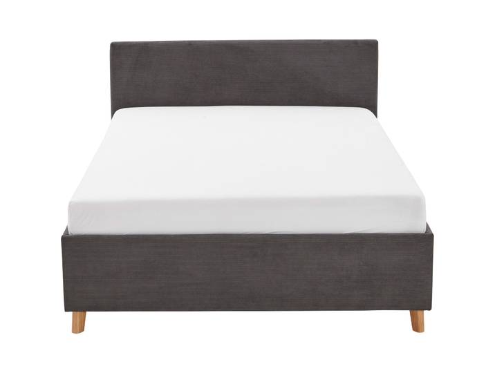 Kinderbett Kobi anthrazit Stoff 90 x 200 cm