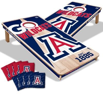 Skip's Garage Arizona Wildcats NCAA 2x4 Cornhole Board Set