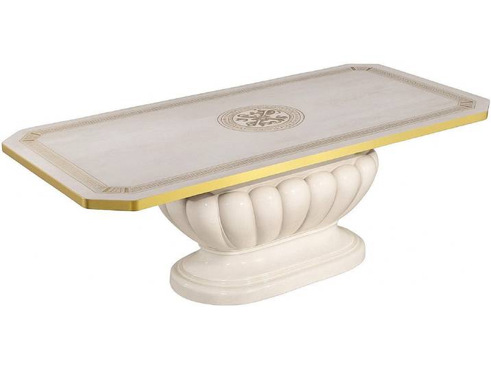 JVmoebel Couchtisch Beistelltisch aus Holz in Beige mit eleganter Ästhetik, Made in Italy