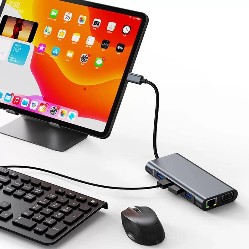 INF 11-in-1 USB-C Hub Multiport Adapter - Mehr Geräte anschließen