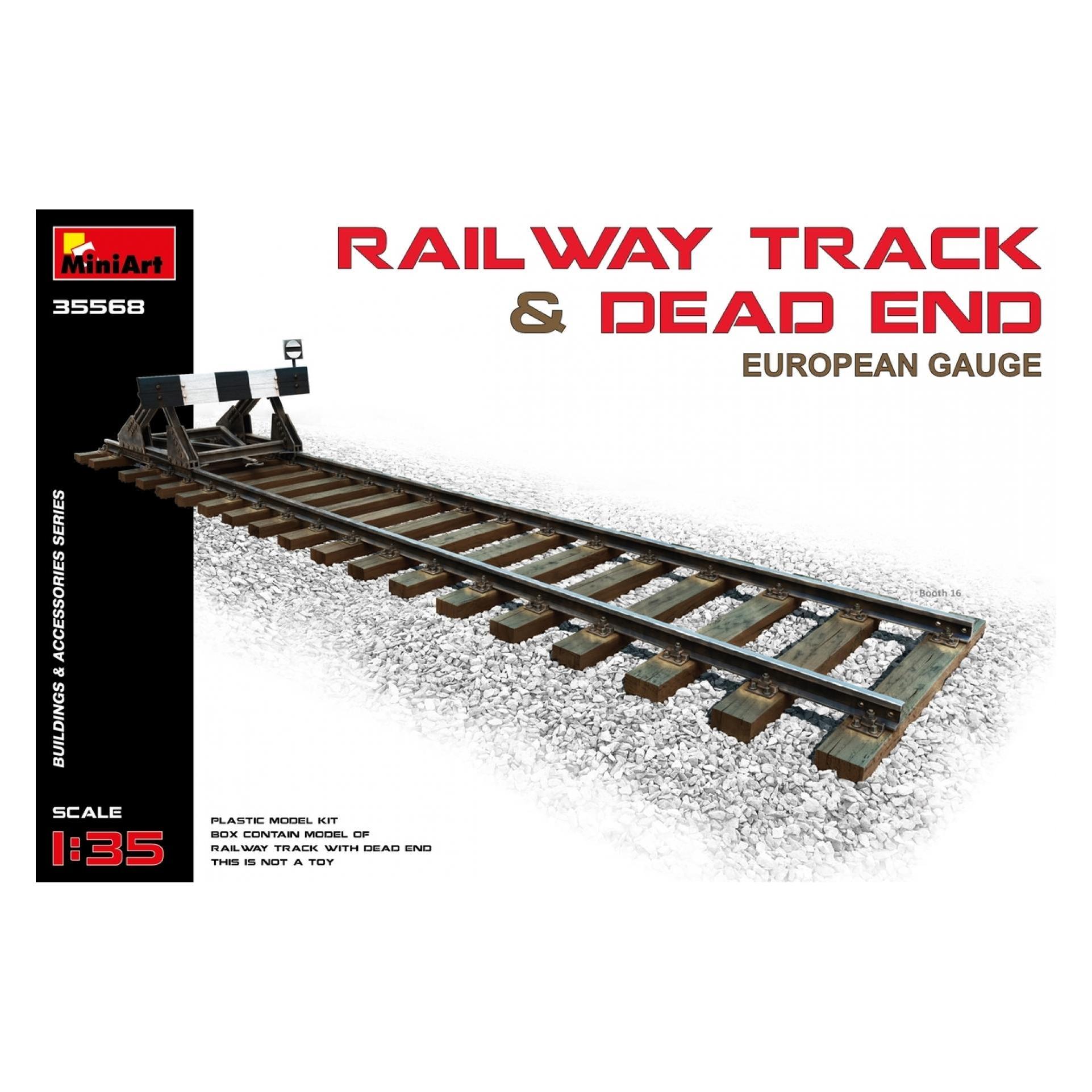 Mini art Railway Track & Dead End(European Gauge) (35568)