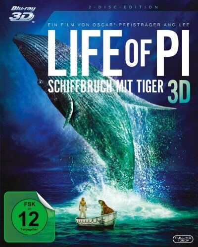 Ang Lee - Life of Pi - Schiffbruch mit Tiger (+ BR) [3D Blu-ray] - Preis vom 04.10.2026 03:51:26 h
