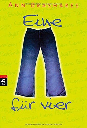 Ann Brashares - Eine für vier (EINE FÜR VIER (The Sisterhood of the Traveling Pants), Band 1) - Preis vom 07.10.2026 11:45:10 h