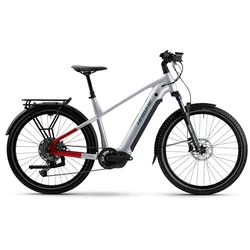 Haibike Trekking 7 High 2026 - soft grey/red/blue glänzend