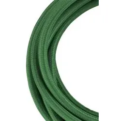 Bailey Textilkabel 2x0,75mm2, dunkel grün, 3m