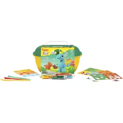 JOVI Modelliermassen Play & Fun Plastilina Jurassic