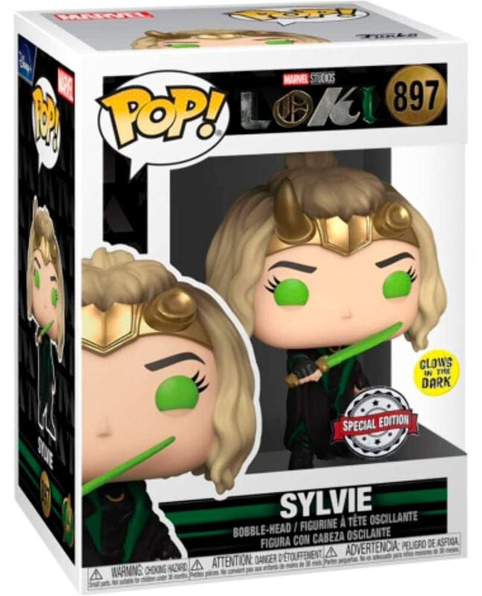 Funko Pop! Marvel Loki - Sylvie #897 Glow in the Dark Exclusieve Editie