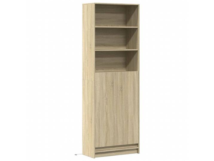 vidaXL Highboard Highboard mit LED-Beleuchtung Sonoma-Eiche 69x32,5x200 cm (1 St)
