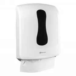 Spender für einzelne Papierhandtücher MERIDA ONE SLIM - MAXI, weiß