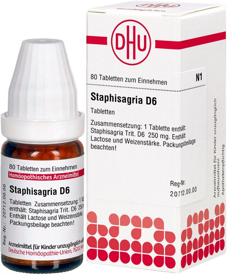 DHU Staphisagria D6 Tabletten 80stk