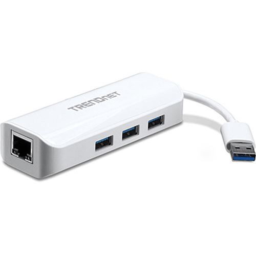 Trendnet Netzwerkadapter für USB 3.0 zu Gb LAN + 3x USB 3.0 (TU3-ETGH3)