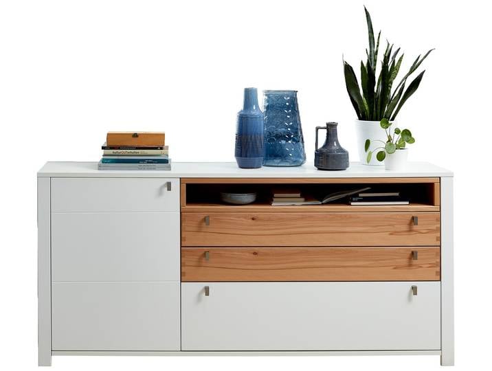Z2 Sideboard SERPIO, Weiß, Holznachbildung
