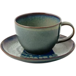 KAFFEETASSE MIT UNTERTASSE Crafted Breeze 170 ml 2-tlg.