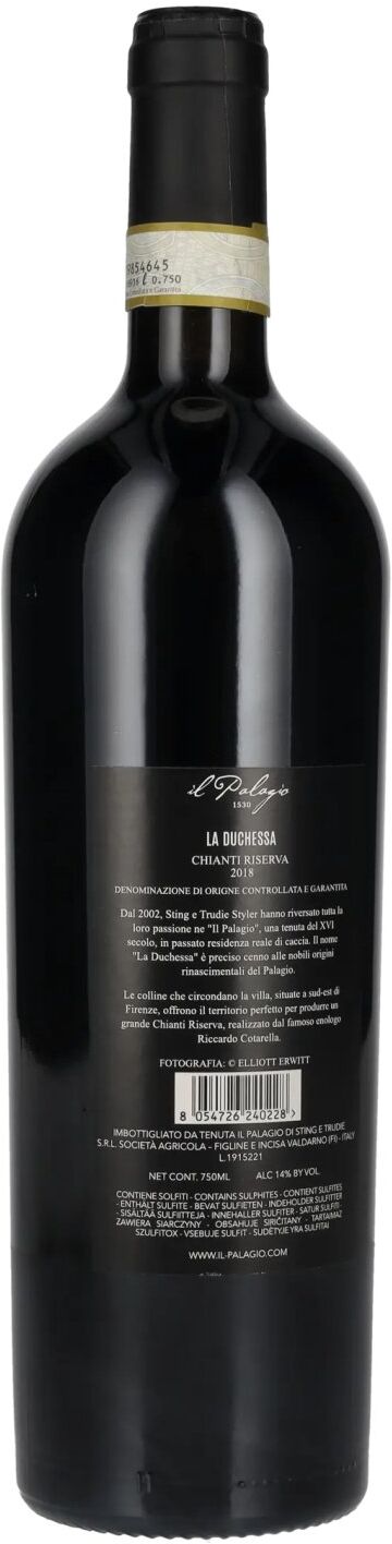 Il Palagio LA DUCHESSA Chianti Riserva DOCG 2018 14% Vol. 0,75l