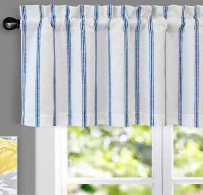 DriftAway Farmhouse Linen Blend Blackout Valance