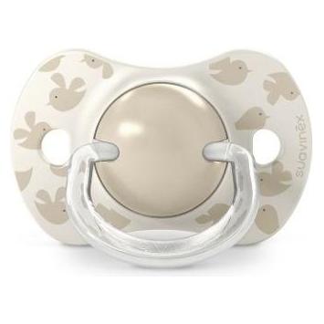Suavinex 2x Schnuller Symmetrisch Birdies SXPro 6/18m beige (2x, 6 - 18 Monate) (SU309060)
