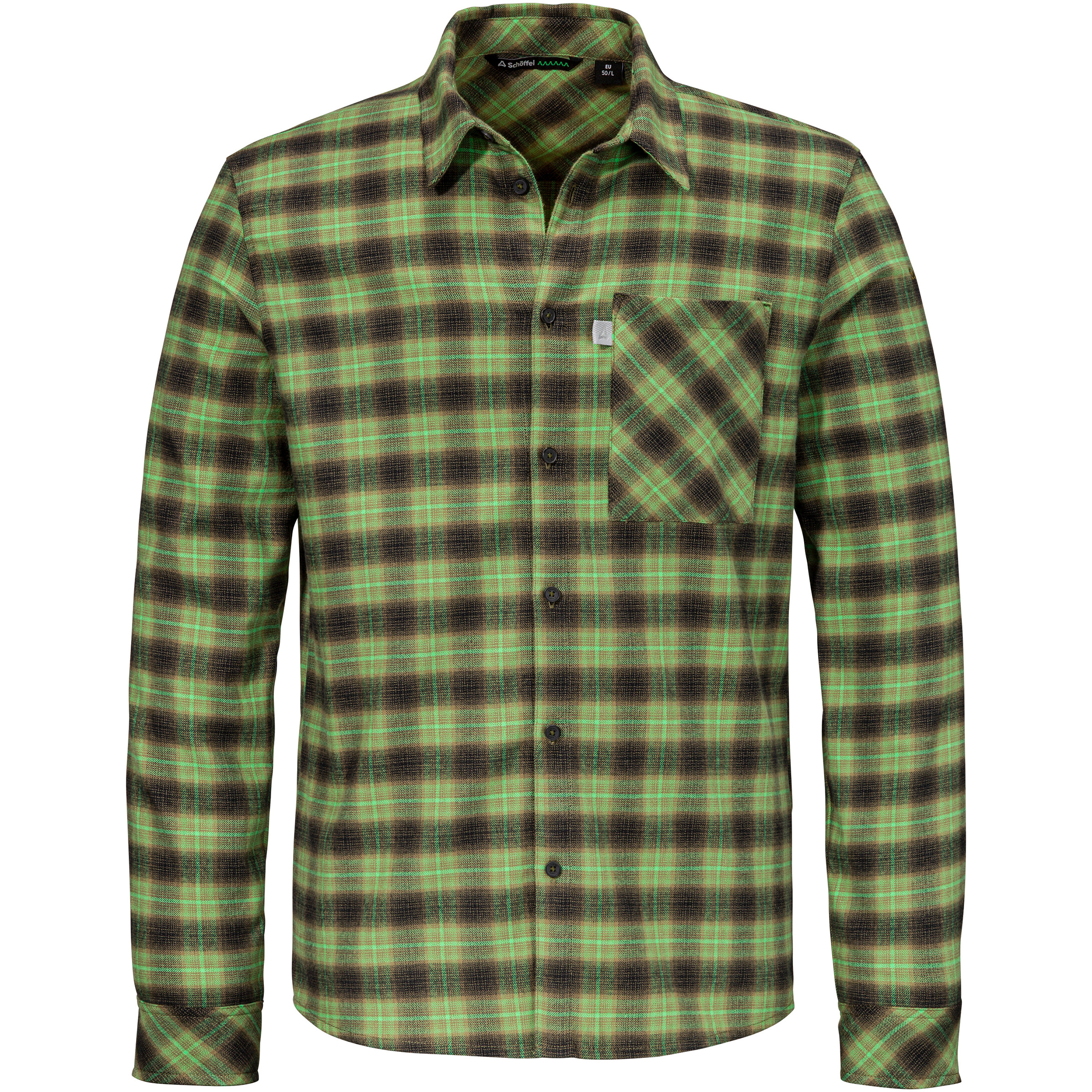 Schöffel Style Kleion Herren Hemden oliv Größe M Lifestyle Atmungsaktiv