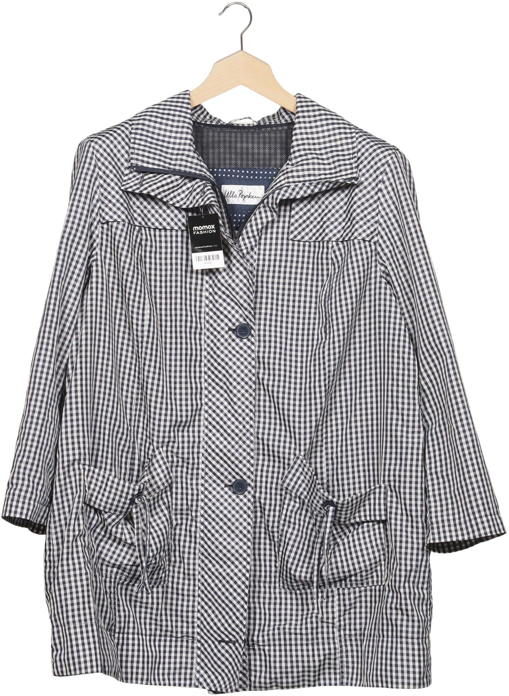 Ulla Popken Damen Mantel, Mehrfarbig, Gr. EU 50, Synthetik - Second Hand