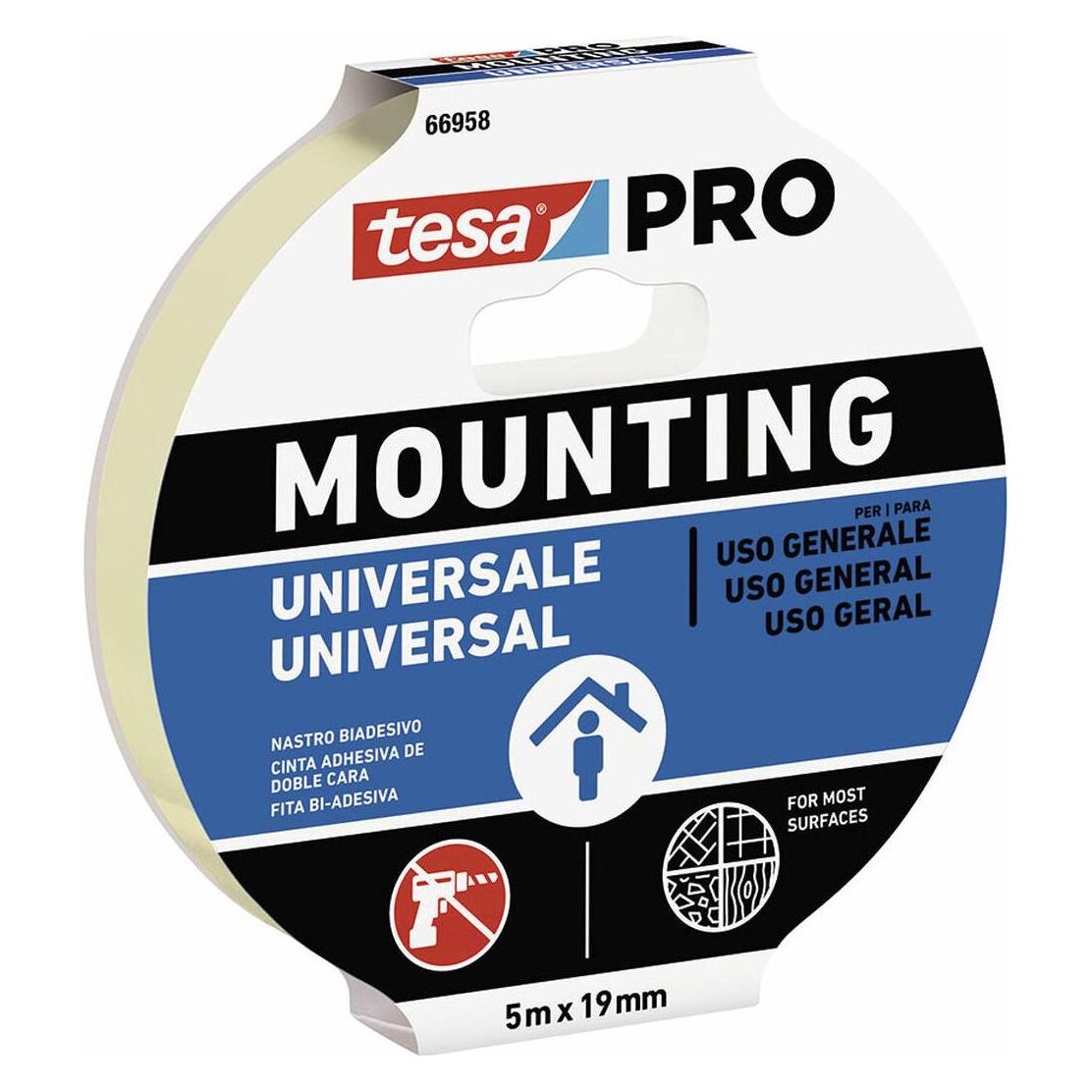 tesa Doppelseitiges Klebeband für die Inneninstallation (19 mm) (45266474)