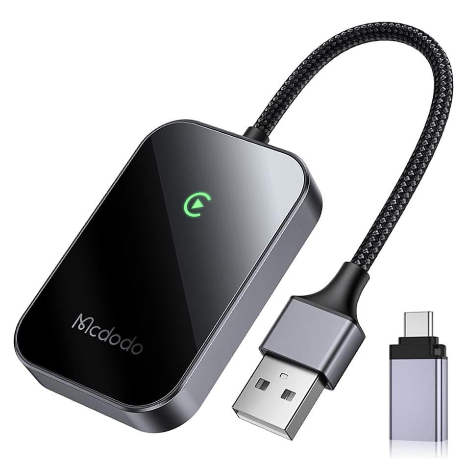 Selius Draadloze CarPlay Adapter voor iPhone - Zwart