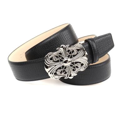 Ledergürtel ANTHONI CROWN, Damen, Gr. 95, schwarz, Rindsleder, Gürtel Ledergürtel