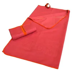 dyckhoff Mikrofaser Handtuch mit Reißverschluss 60,0x120,0 cm rot