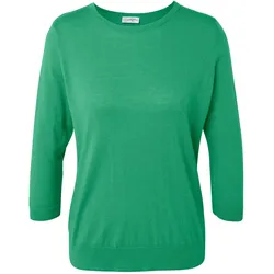 Tchibo - Feinstrickpullover mit Seide - Damen - Gr. XL - grün