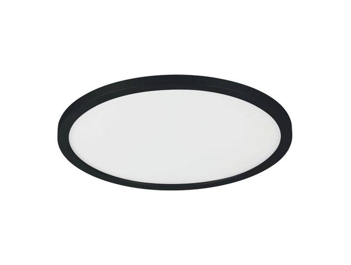 Eglo Led-Deckenleuchte, Schwarz, Weiß, Kunststoff, rund, 2.5 cm, Lampen & Leuchten, LED Beleuchtung, LED-Deckenleuchten
