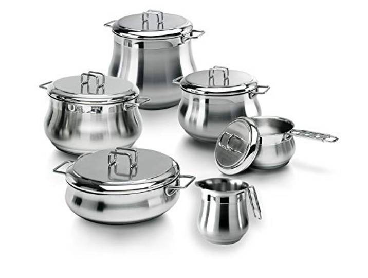 Barazzoni Tummy 001811 Topfset, 11-teilig, Edelstahl 18/10